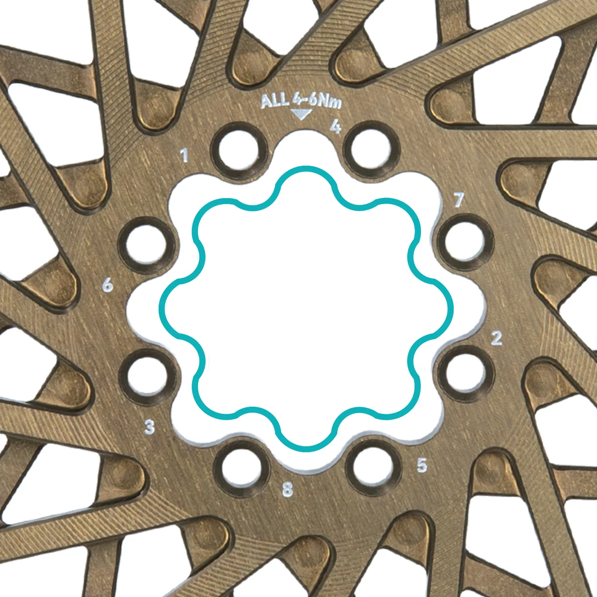 PureTrek ALU 8-Bolt MTB Aluminum Chainrings