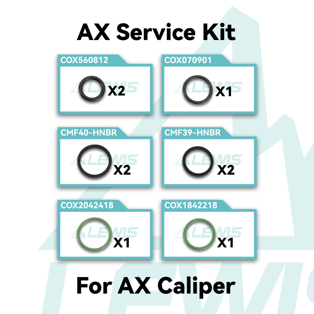 PureTrek AX Service Kit for AX Lever and Caliper