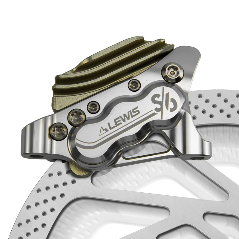 PureTrek LHP+ S6 Axial Cylinder 6 Pistons Hydraulic Disc Brake With Cooling Fins