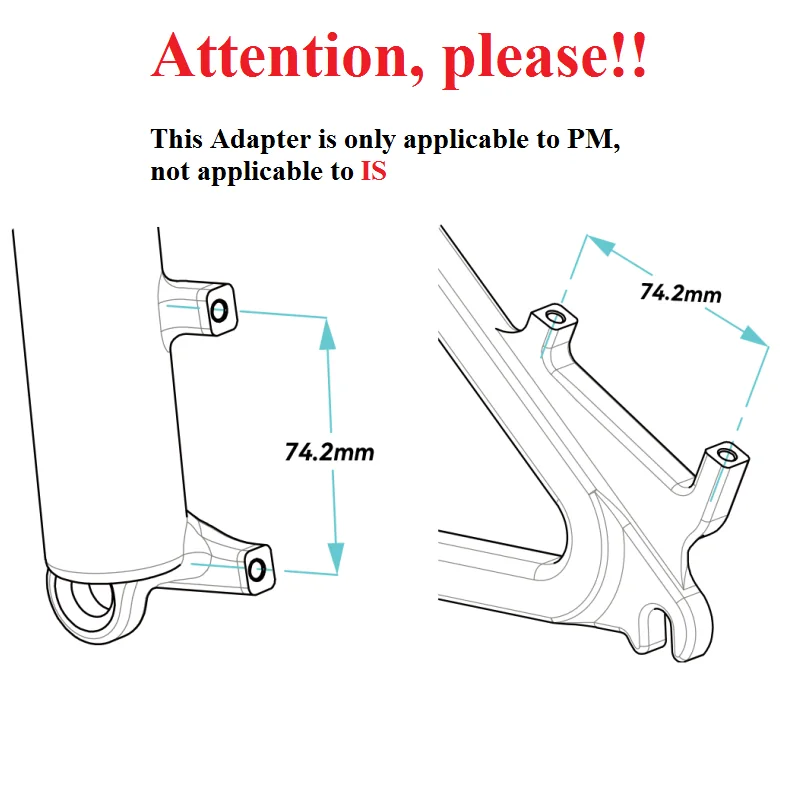 PureTrek Mountain Bike Disc Brake Adapters