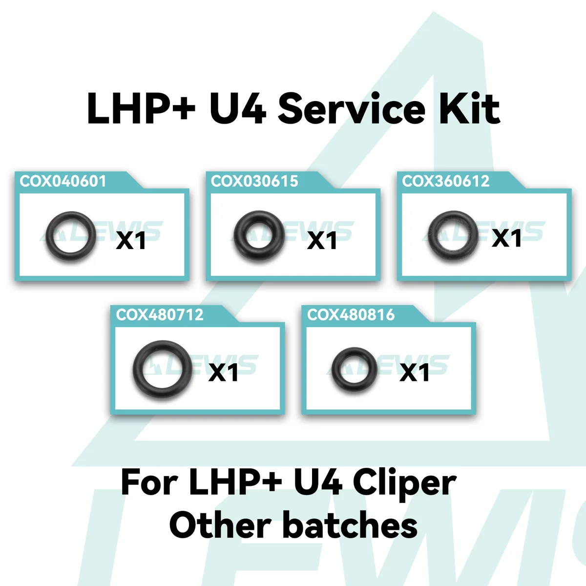 PureTrek LHP+U4 Service Kit For LHP+U4 Lever And Caliper