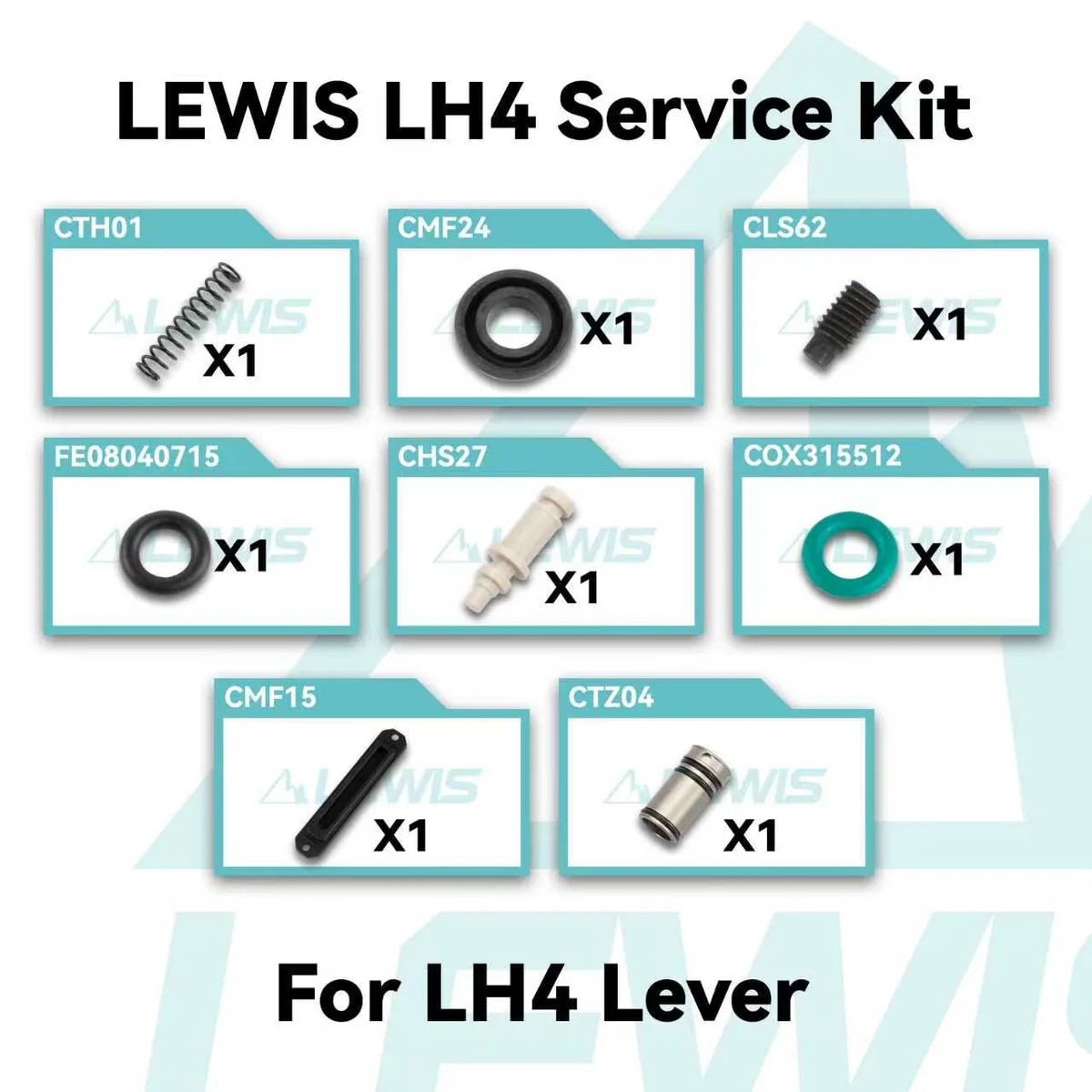 PureTrek LH4 Service Kit G1 For LH4 Lever And Caliper
