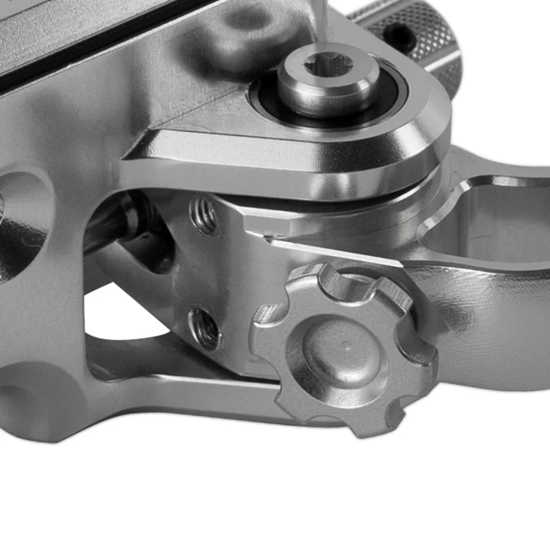 PureTrek LHP+ U4 Axial Cylinder 4 Pistons Hydraulic Disc Brake With Cooling Fins