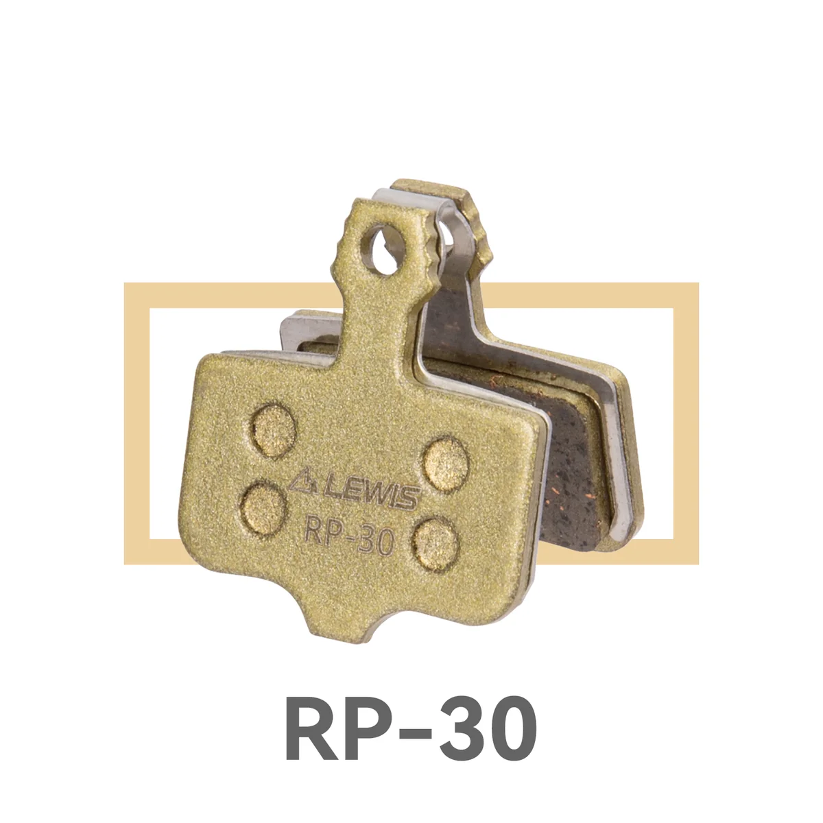 PureTrek RP Serie Semi Metallic Brake Pads Low-Noise