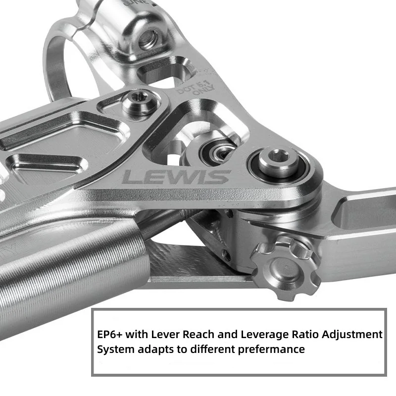 PureTrek EP6-II Axial Cylinder 6 Pistons Hydraulic Disc Brake for EMTB & E-motorcycle