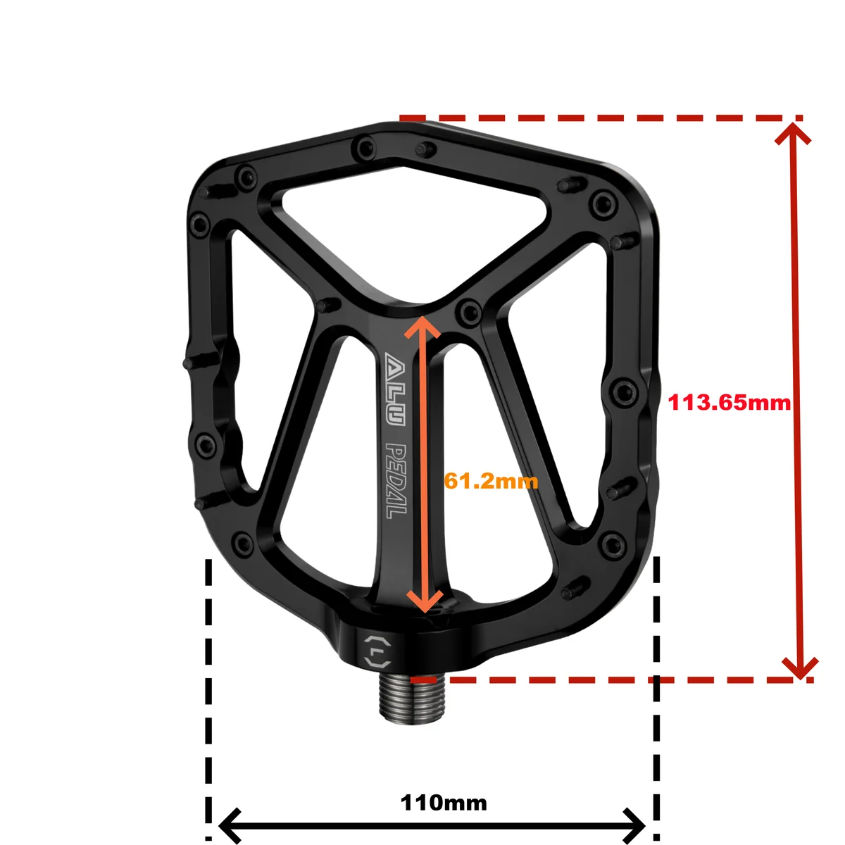 PureTrek Aluminum Pedals Ridge