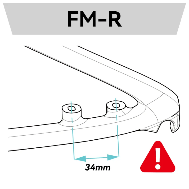 PureTrek Flat Mount Road Bike Caliper Adapter