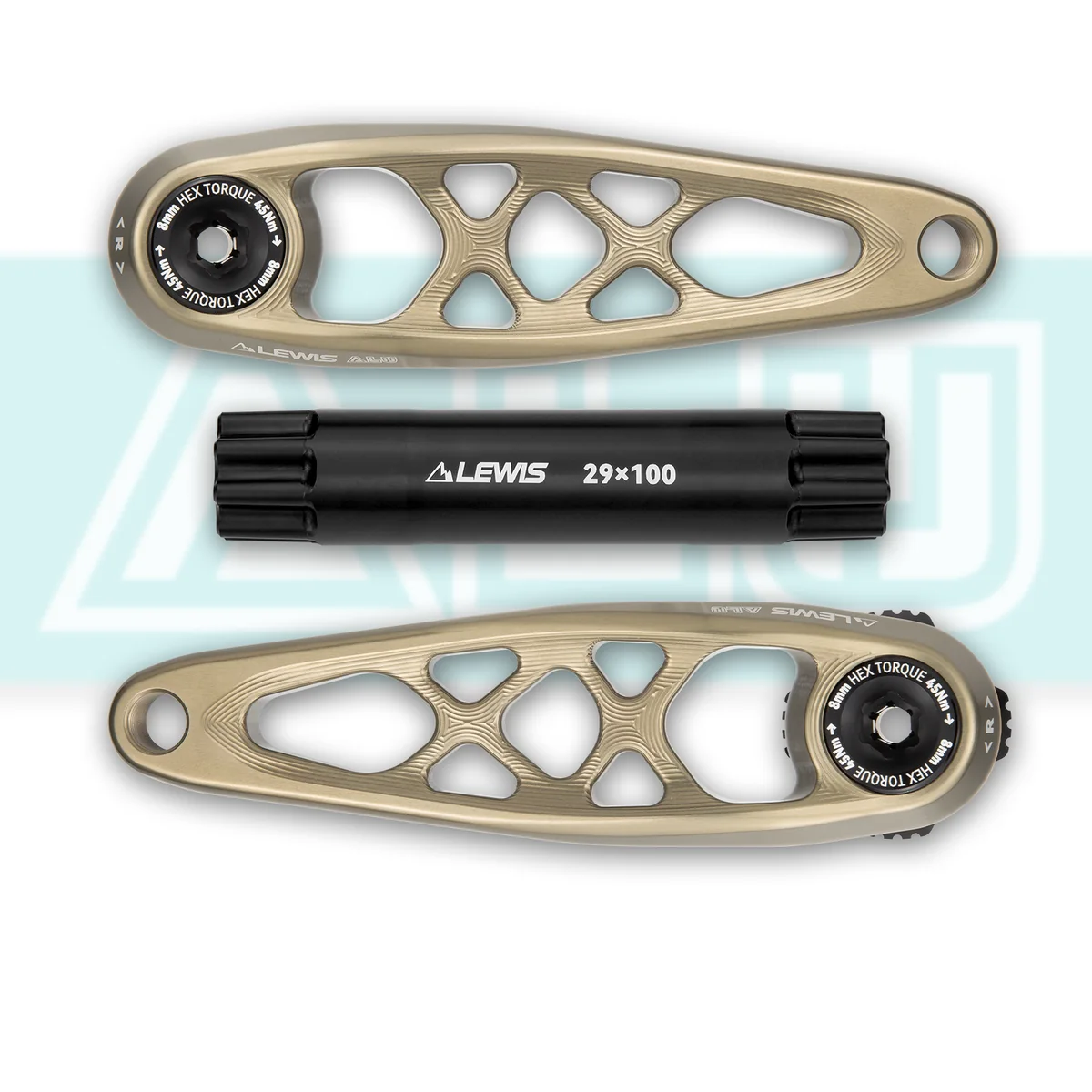 PureTrek ALU MTB Aluminum Crank Set