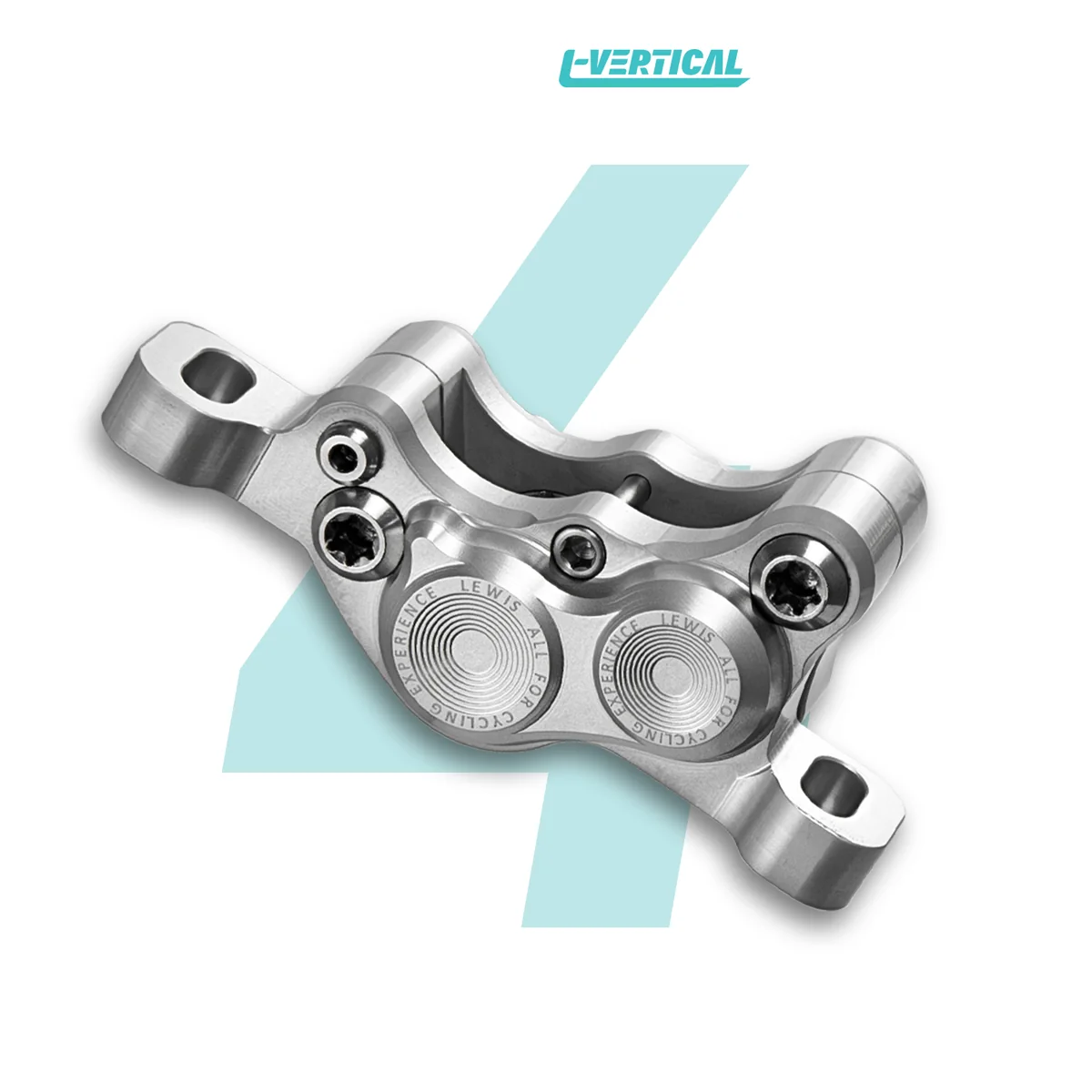 PureTrek LV4 Radial Cylinder 4 Pistons Hydraulic Disc Brake