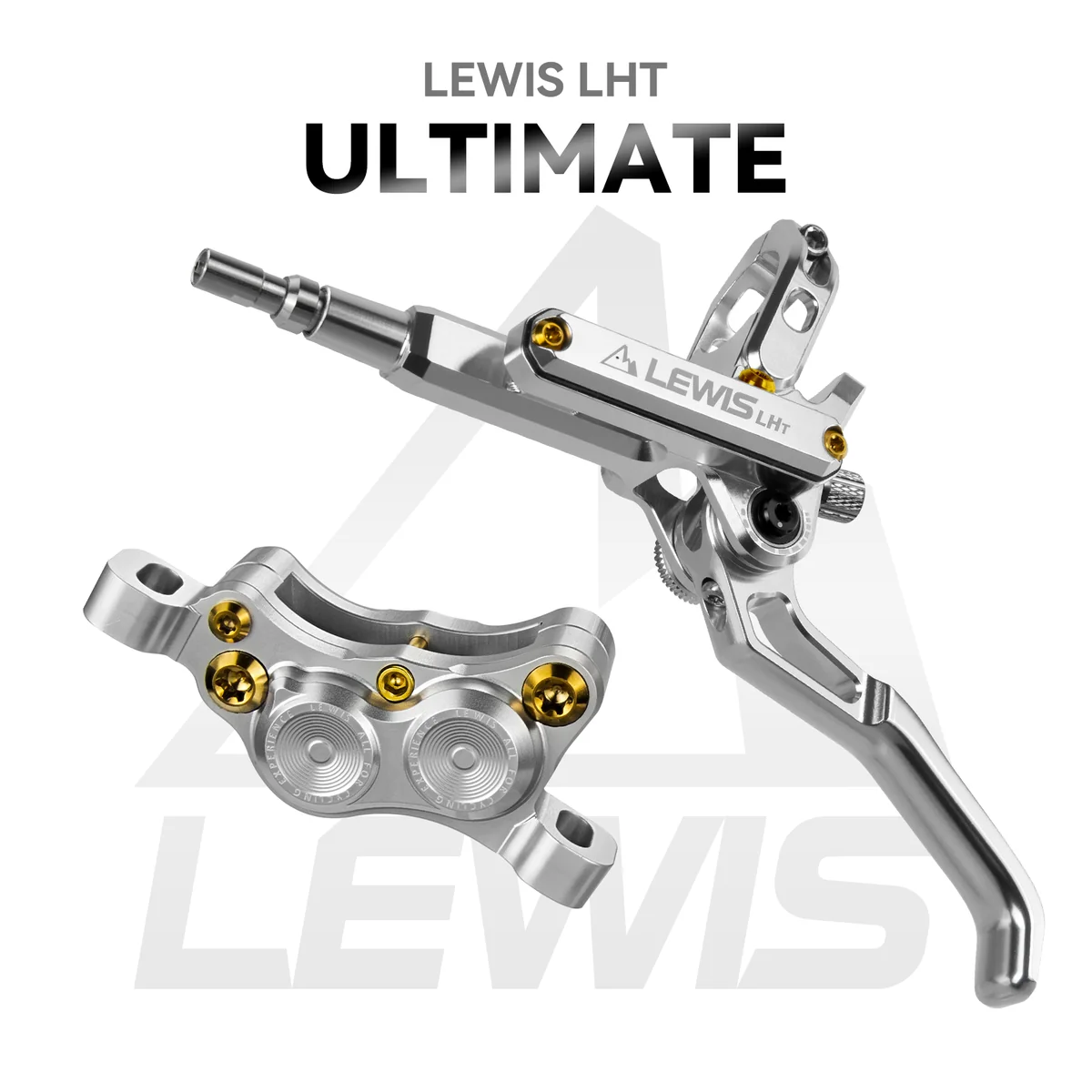 PureTrek LHT Axial Cylinder 4x17mm Titanium Pistons Hydraulic Disc Brake