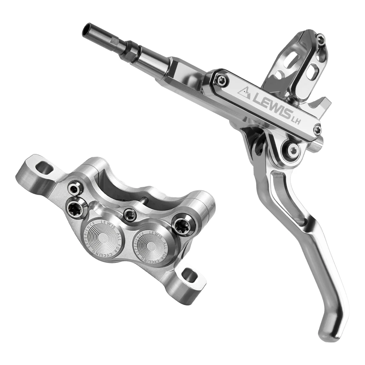 PureTrek LH4 Axial Cylinder 4 Pistons Hydraulic Disc Brake