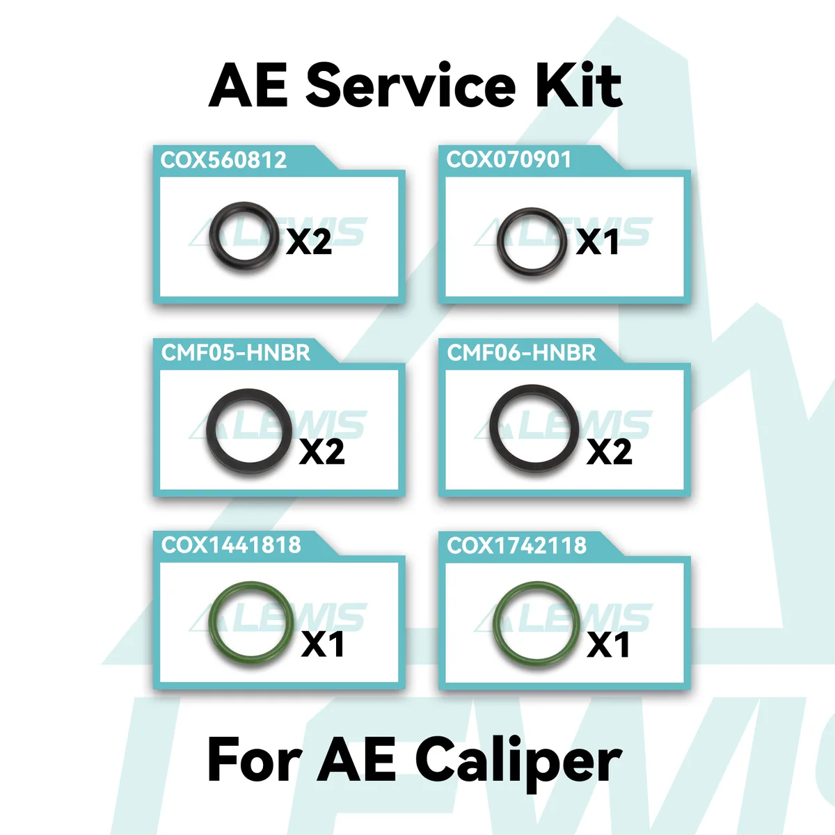 PureTrek AE Service Kit for AE Lever and Caliper