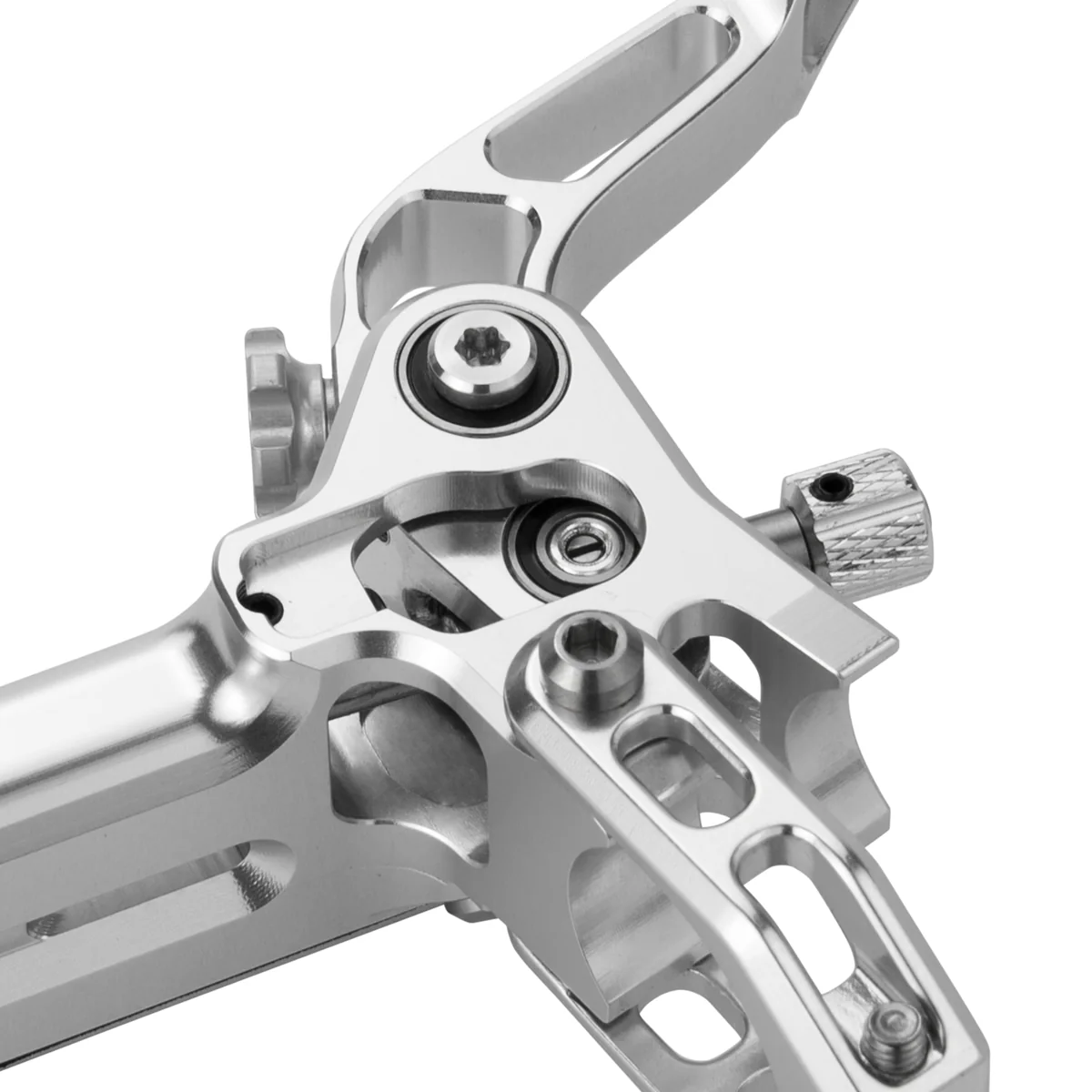 PureTrek LHP S4 Axial Cylinder 4 Pistons Hydraulic Disc Brake With Cooling Fins