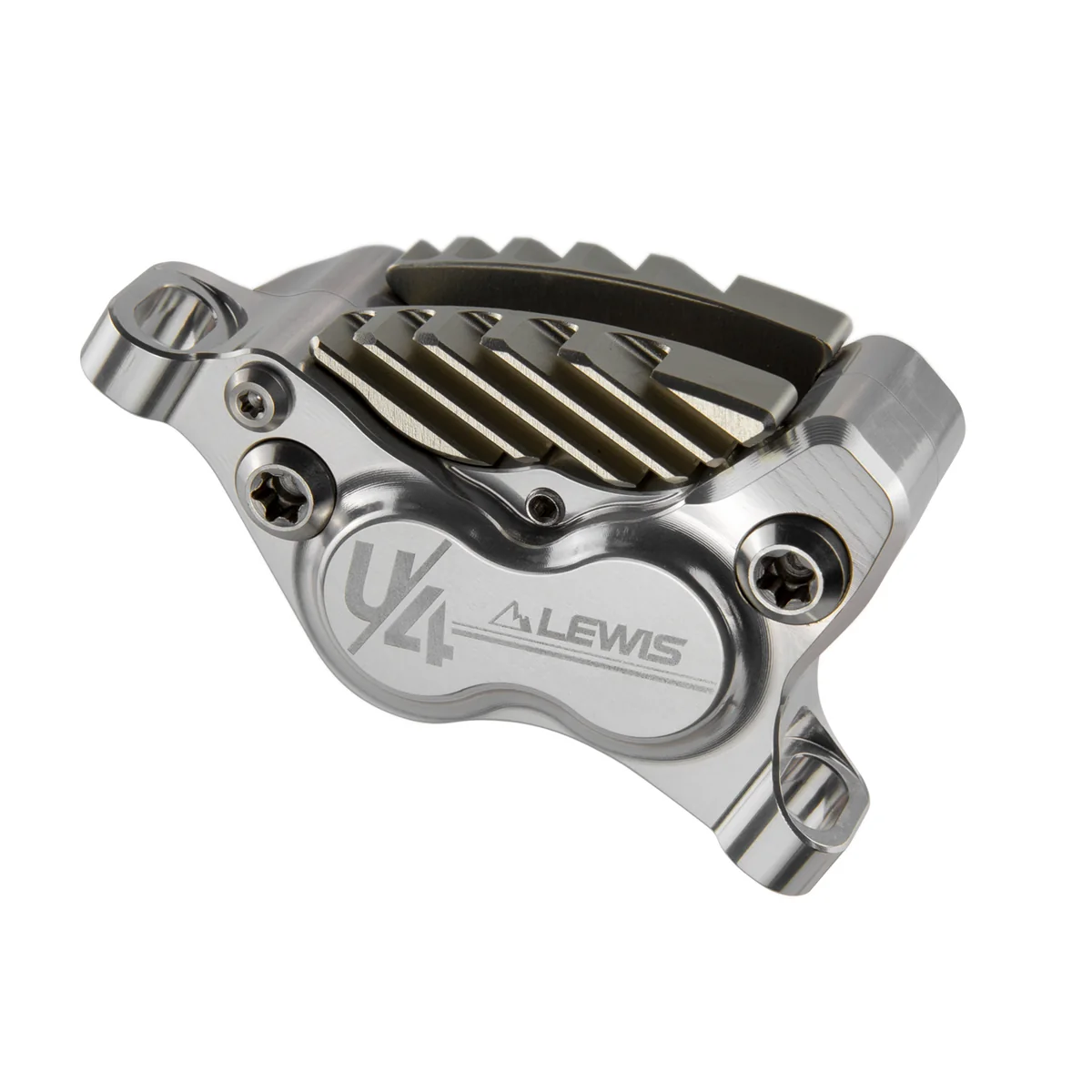 PureTrek LHP+ U4 Axial Cylinder 4 Pistons Hydraulic Disc Brake With Cooling Fins
