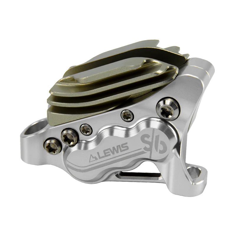 PureTrek LHP+ S6 Axial Cylinder 6 Pistons Hydraulic Disc Brake With Cooling Fins