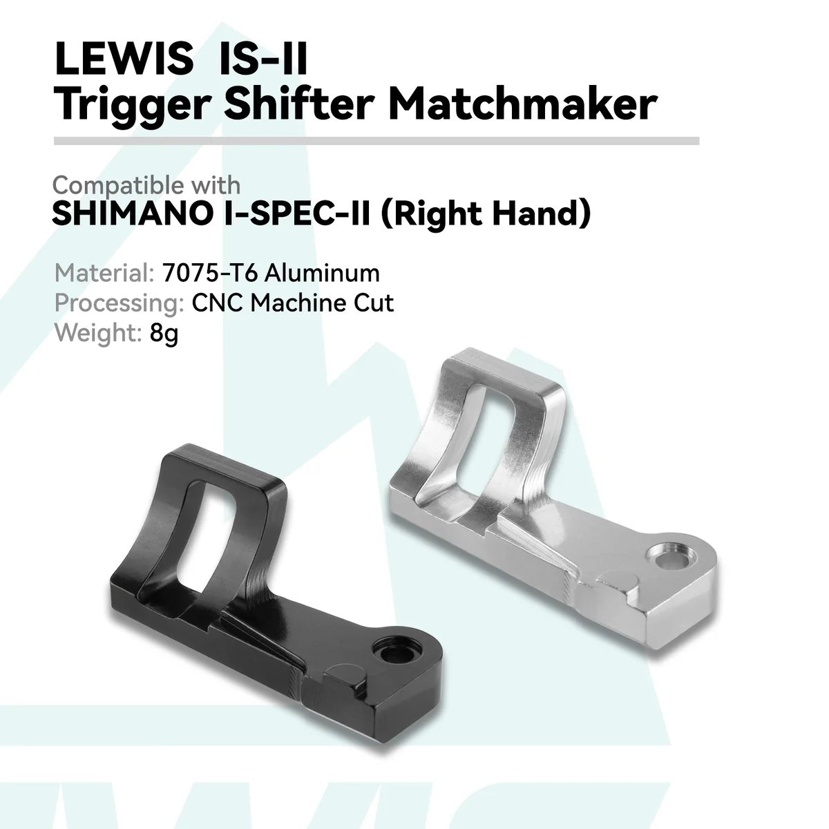 PureTrek Matchmaker for Shimano I-Spec II Direct Mount Adapter
