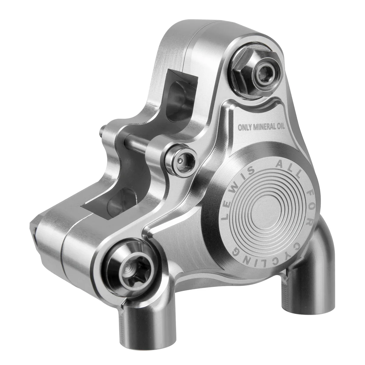 PureTrek LV-BB Flat Mount Caliper Radial Cylinder 2 Pistons Hydraulic Disc Brake
