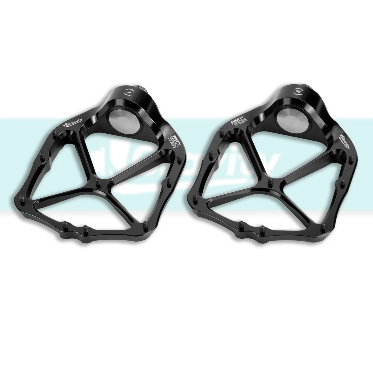 PureTrek ALU Gravity Axle-less Drop Style Pedals
