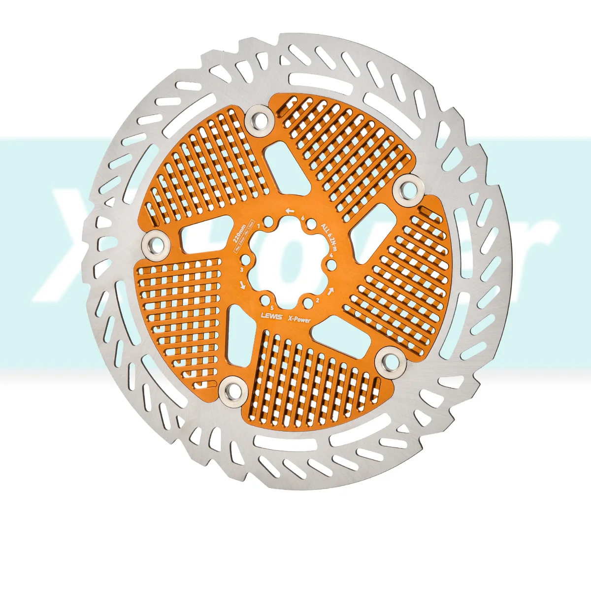 PureTrek X-Power Floating Rotor 2.3mm thick for MTB