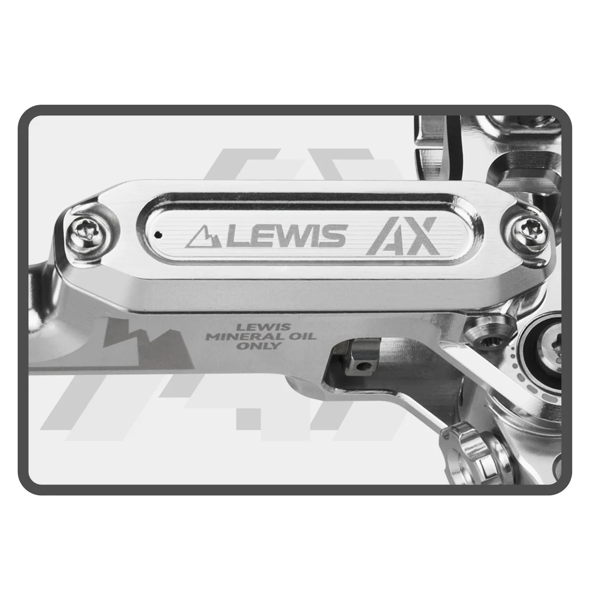 PureTrek AX 18+20mm 4 Pistons Brakes Triple Adjustments