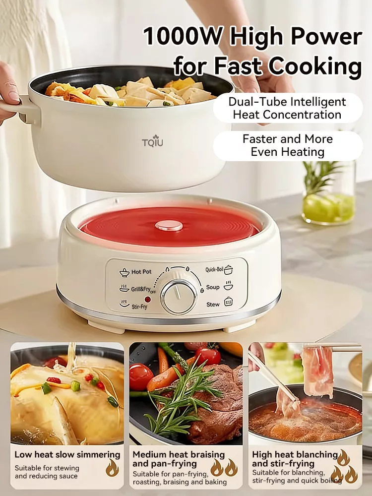 TQIU Multi Cooker 2.5L+2L Detachable S2 Full Heating - product image 5