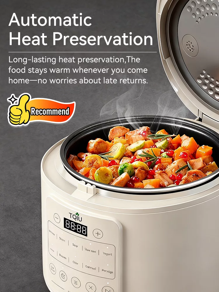 TQIU Multi Functional Fast Cooking Rice Cooker - product details
