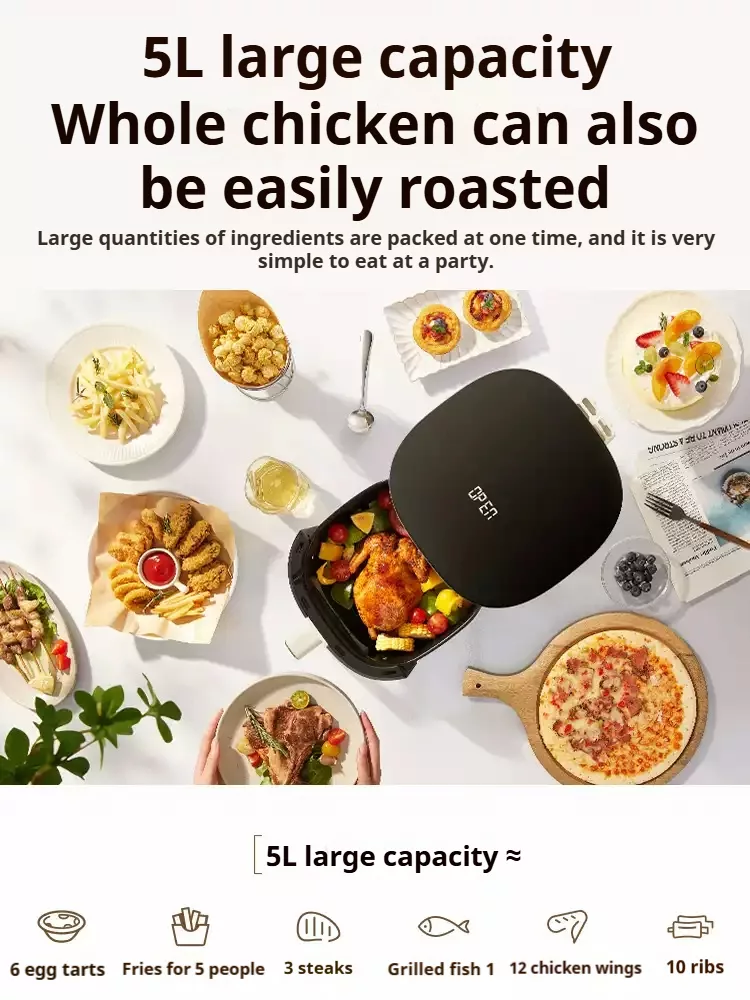 TQIU Air Fryer V3 Digital Control Panel 5L - product image 6