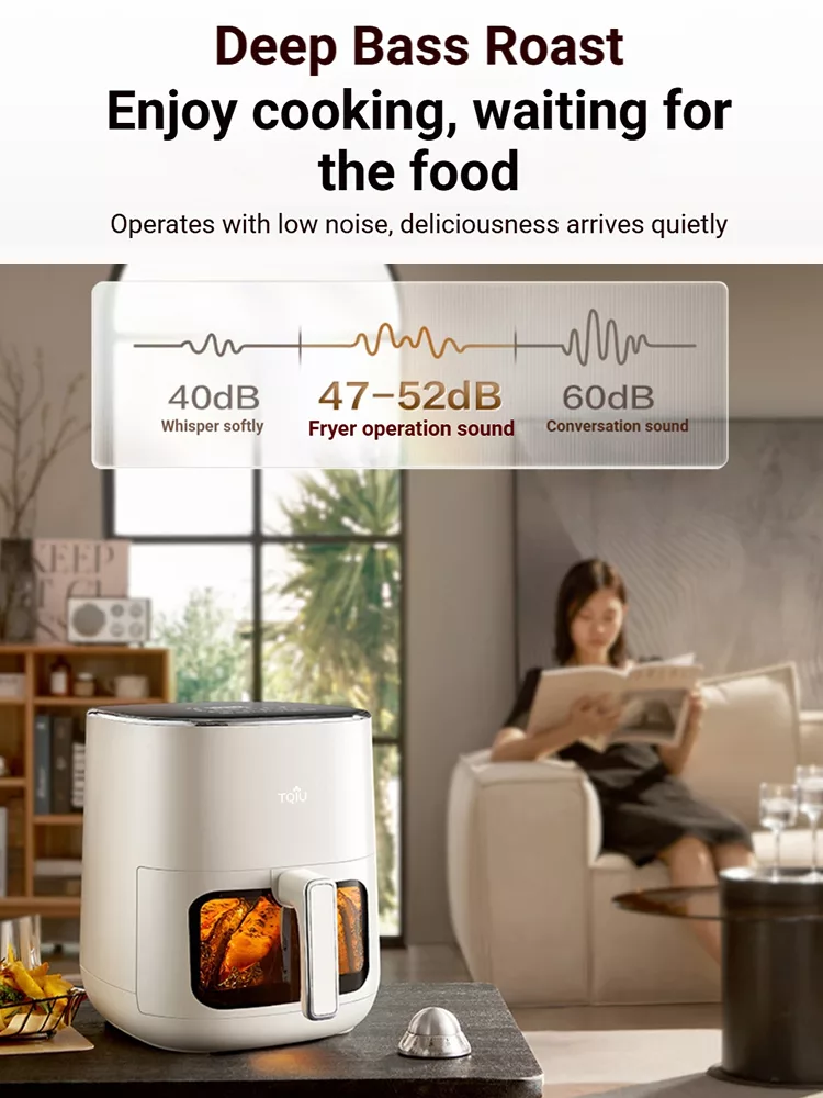 TQIU Air Fryer V4 Digital Control Panel 5L Double Heating - product image 6