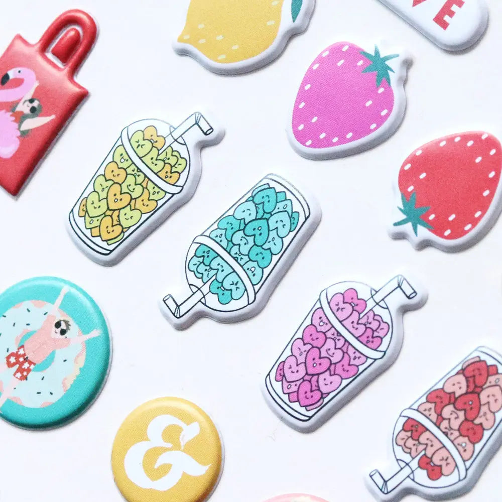 Holiday Foam Stickers Scrapbook Journal Collage Album Keep Adore