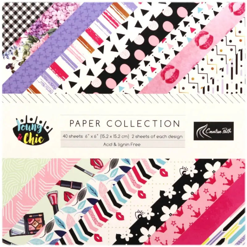 6-Inch Single-Sided 4-Color Printing Paper Keep Adore