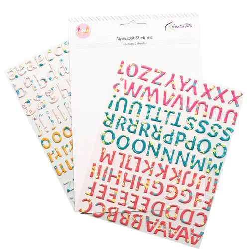 Summer DIY Album Collage Bubble Letter Sticker Cardboard Stickers Keep Adore