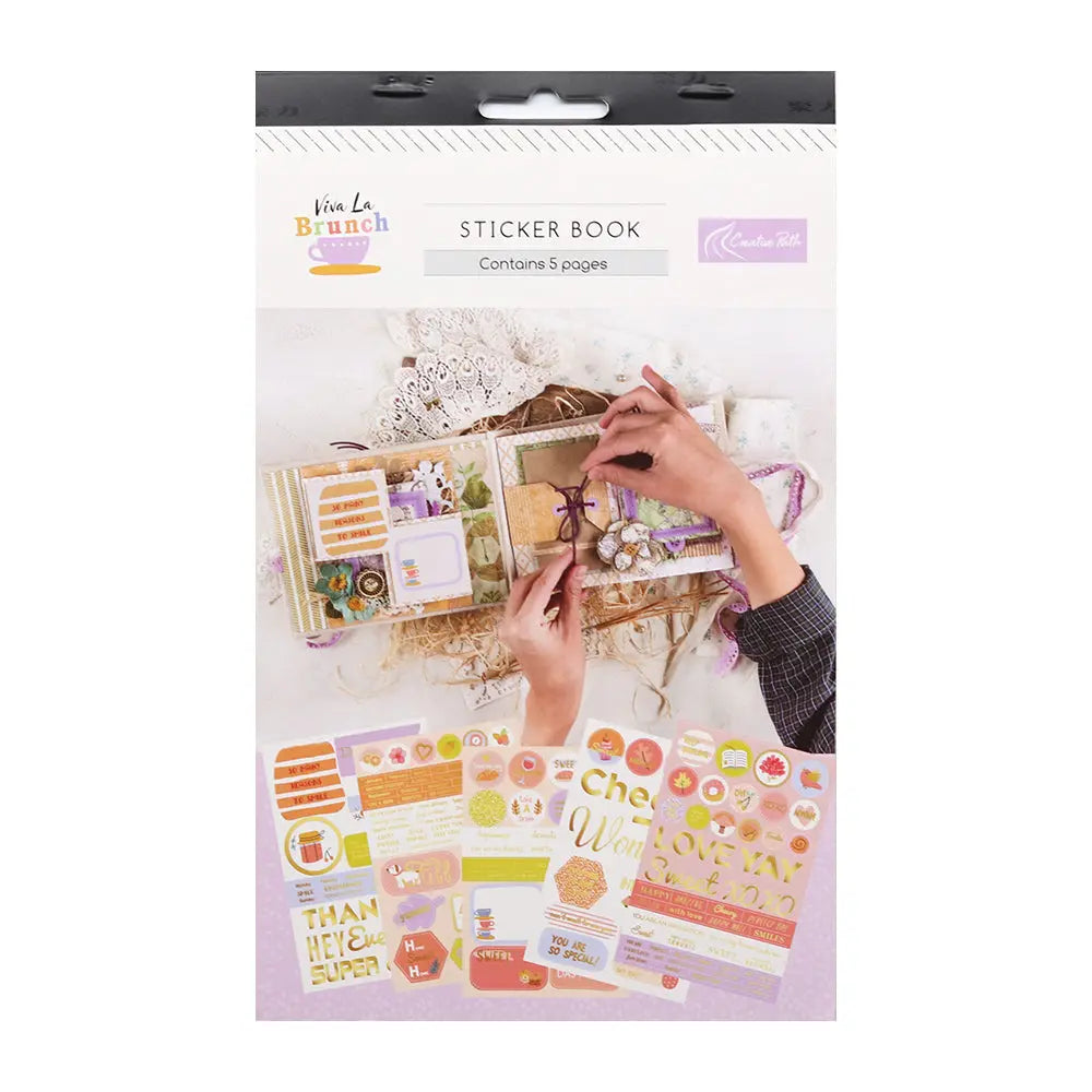 Cute Brunch Series Gilding Sticker Keep Adore