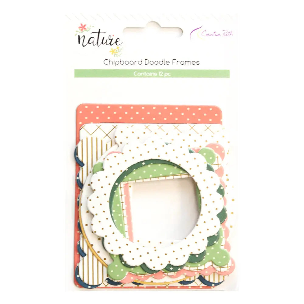 Nature Gilding Photo Frame Hardboard Stickers Growth Album Journal 12 Pieces Keep Adore