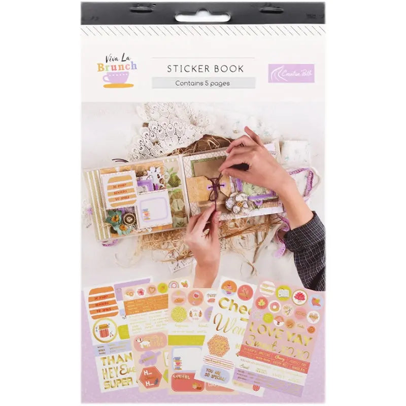 Cute Brunch Series Gilding Sticker Keep Adore