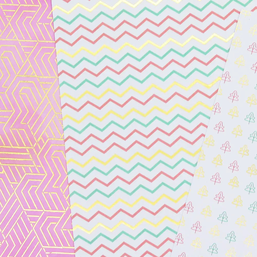 Pink 12-Inch Scrapbook Album Background Paper Journal Keep Adore