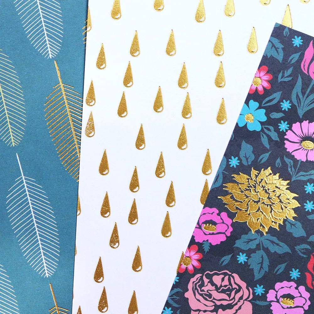 Holiday Background Paper Mixed Floral Paper Keep Adore