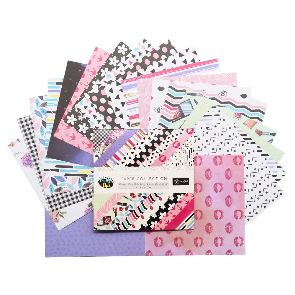 6-Inch Single-Sided 4-Color Printing Paper Keep Adore