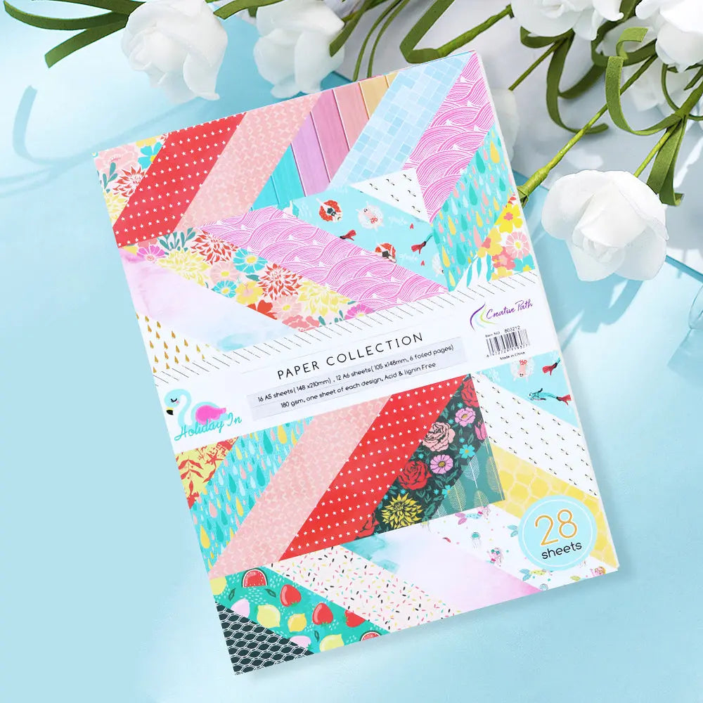 Holiday Background Paper Mixed Floral Paper Keep Adore