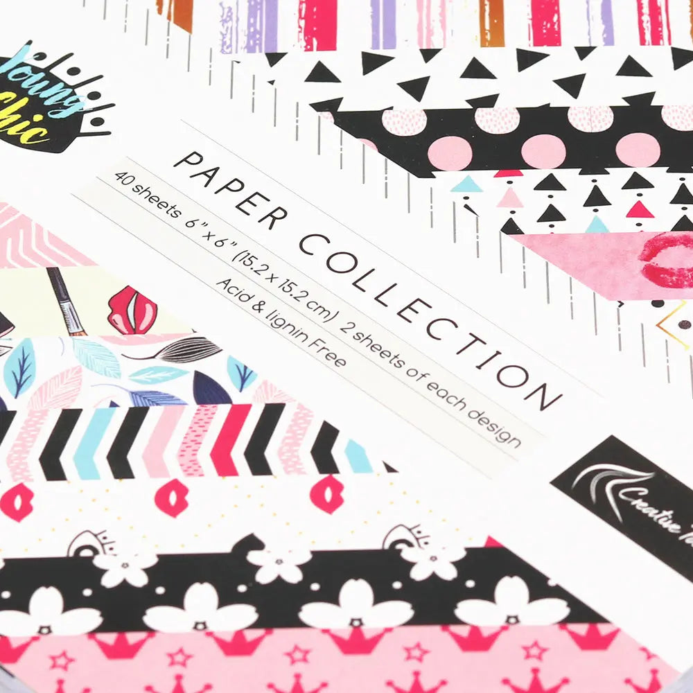 6-Inch Single-Sided 4-Color Printing Paper Keep Adore