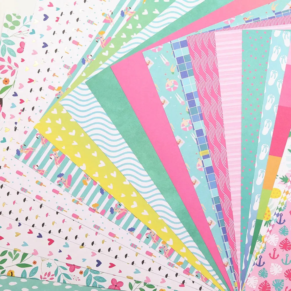 Summer Beach Wind 12-Inch Scrapbook Album Journal Keep Adore