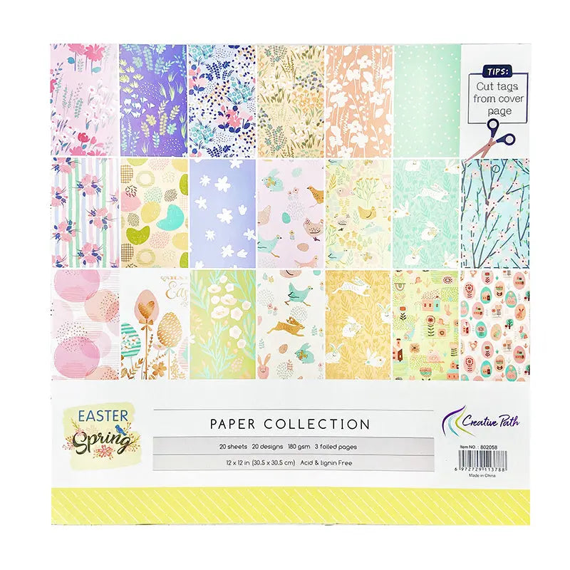 Spring Breath 12-Inch Scrapbook Album Journal Keep Adore