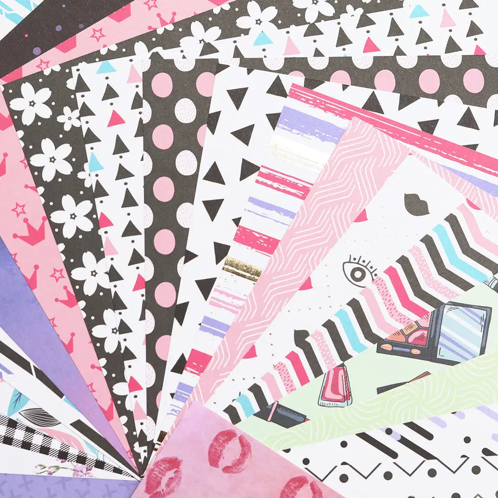 6-Inch Single-Sided 4-Color Printing Paper Keep Adore