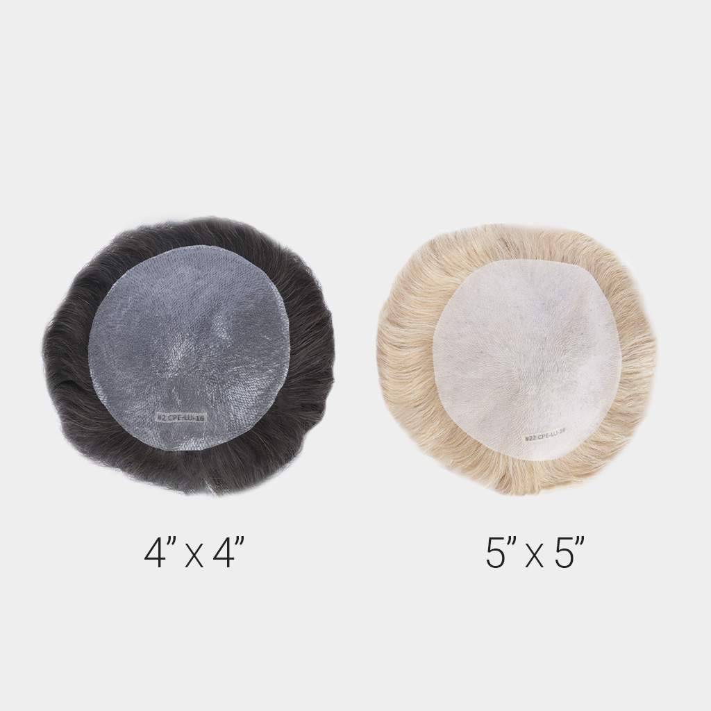 AvenHair 0.06mm Thin Skin Crown Hairpiece with V-Looped Hair