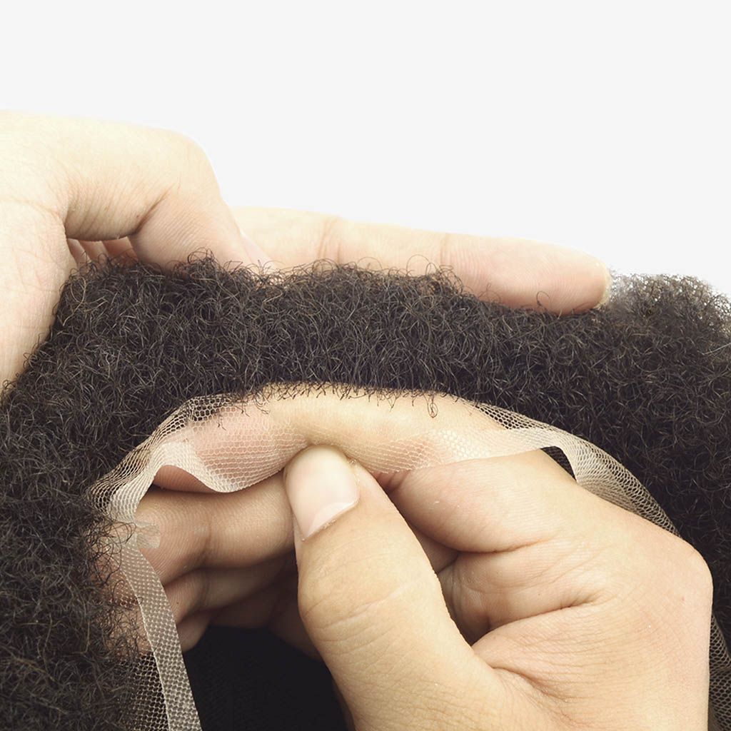 AvenHair Curly French Lace Hair System for Men