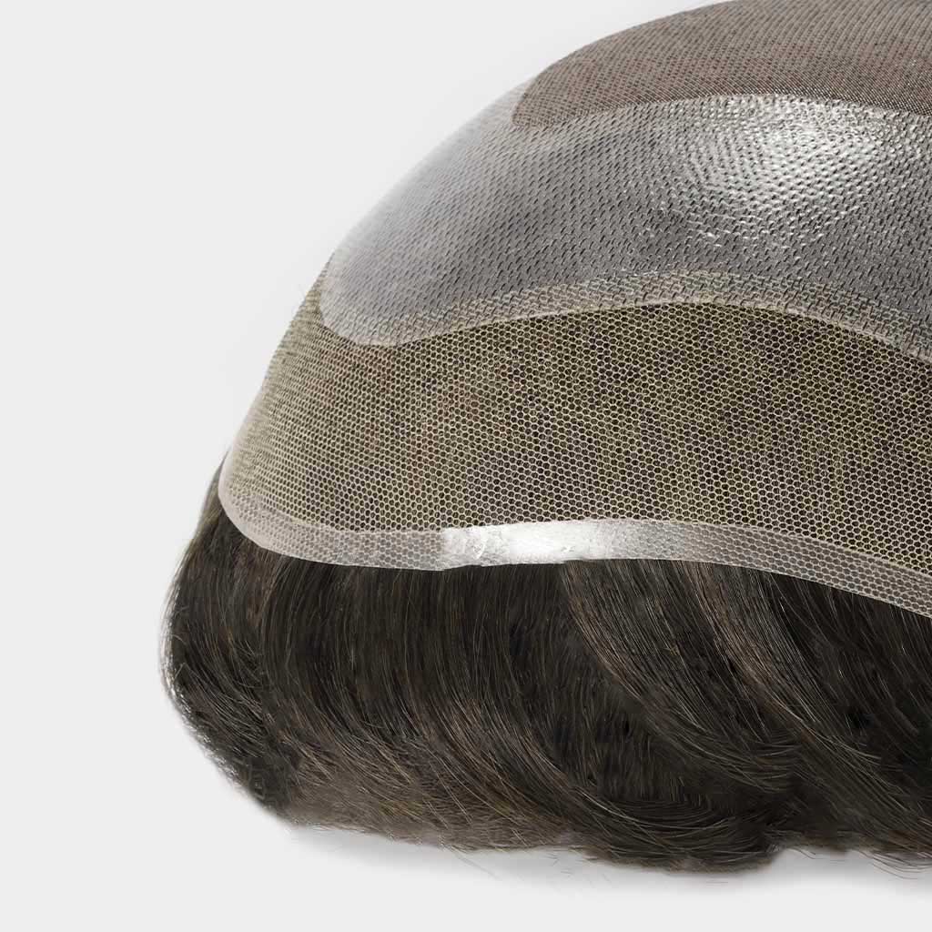 AvenHair Fine Mono Hair System with Clear PU Perimeter and Lace Front