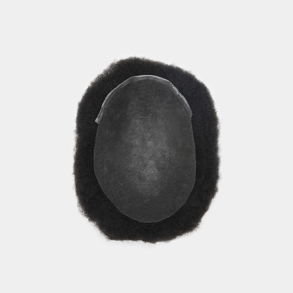AvenHair Afro Hair System for Men with 0.08mm Skin Base