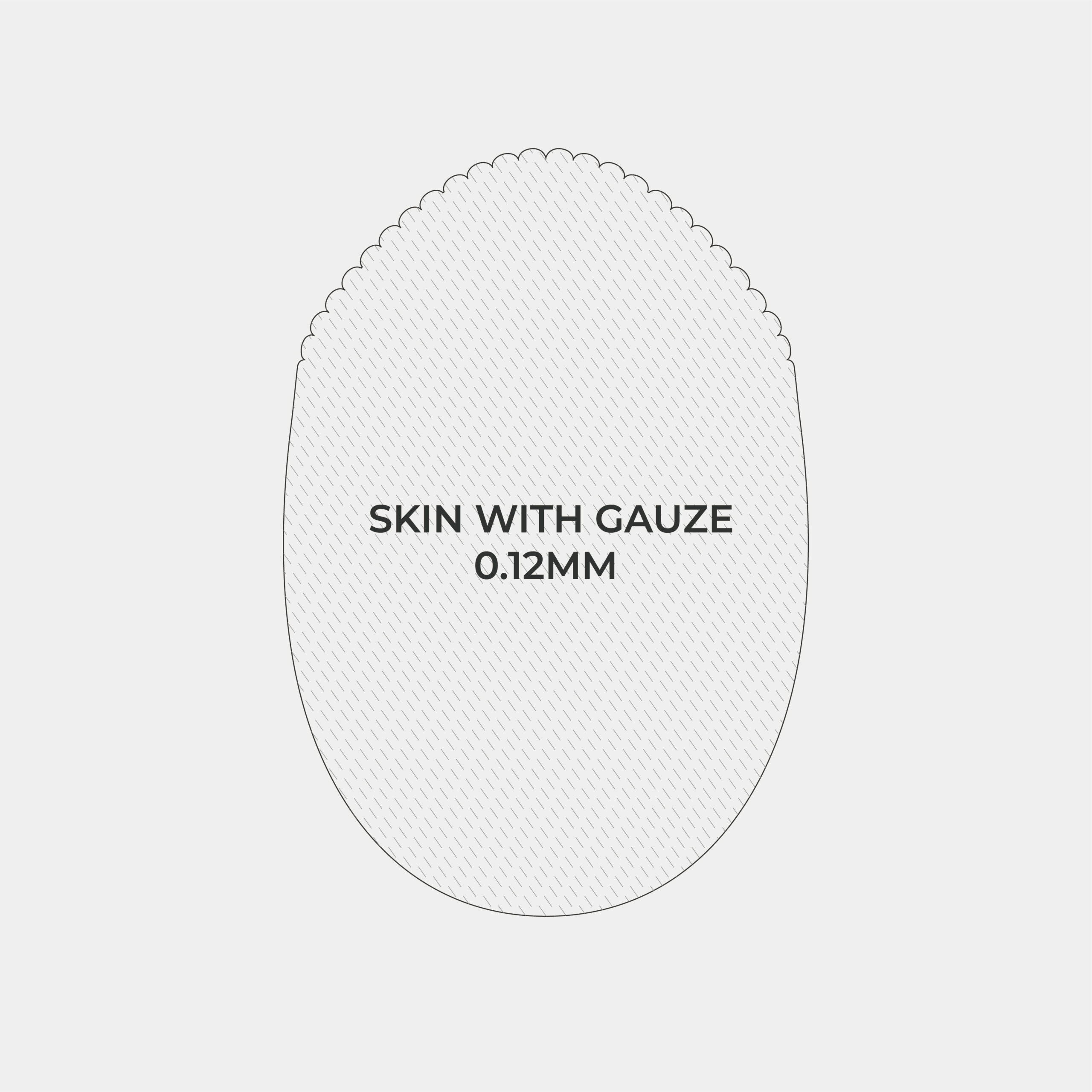 AvenHair 0.12mm Injected Skin Hair System with Gauze