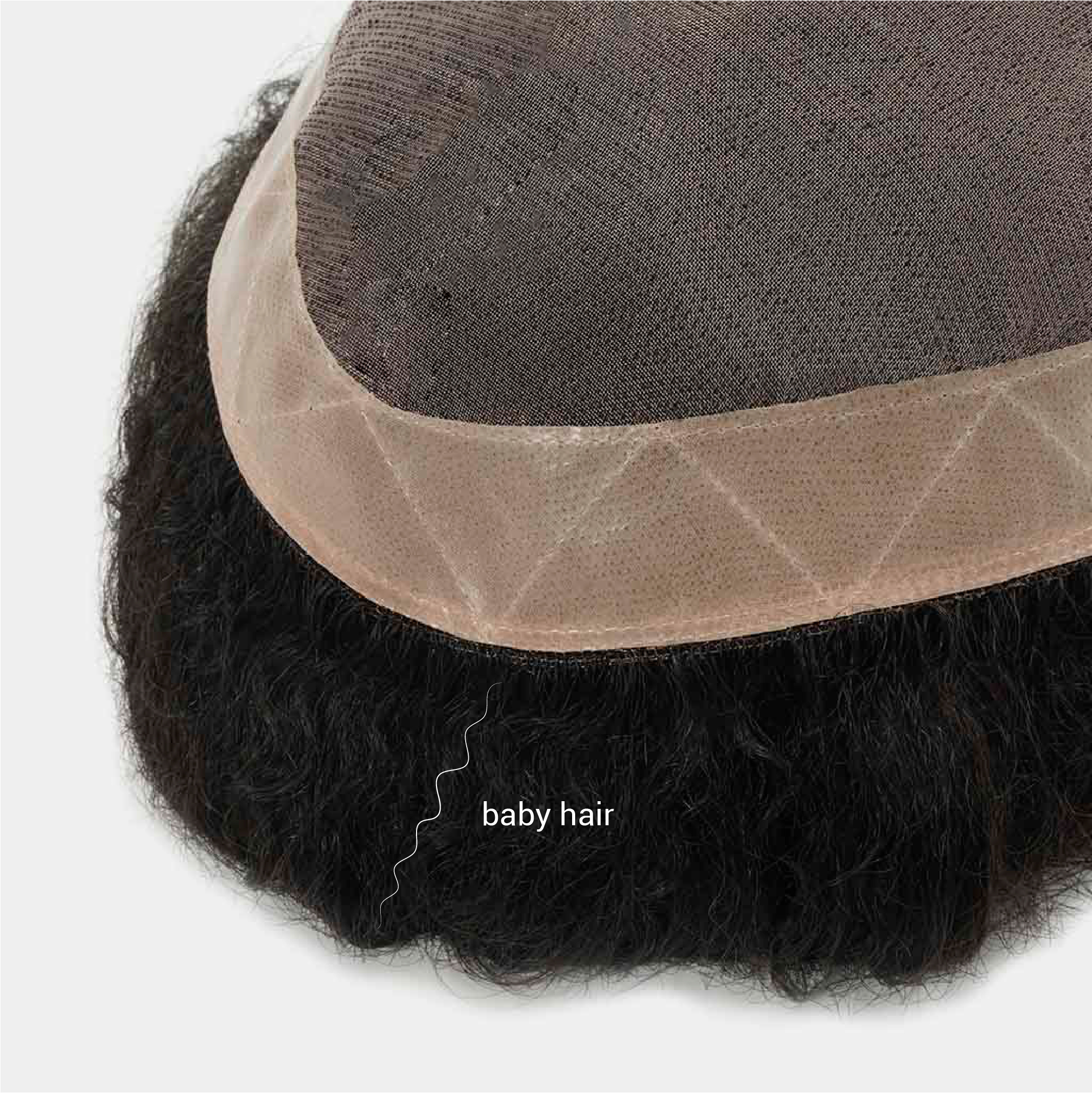 AvenHair Fine Mono Hair System with Baby Hair and PU Perimeter