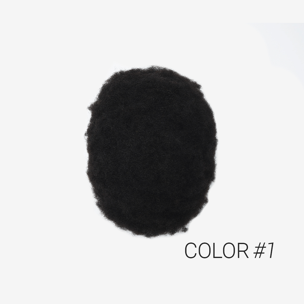 AvenHair African American Full Lace Curly Hair System for Men