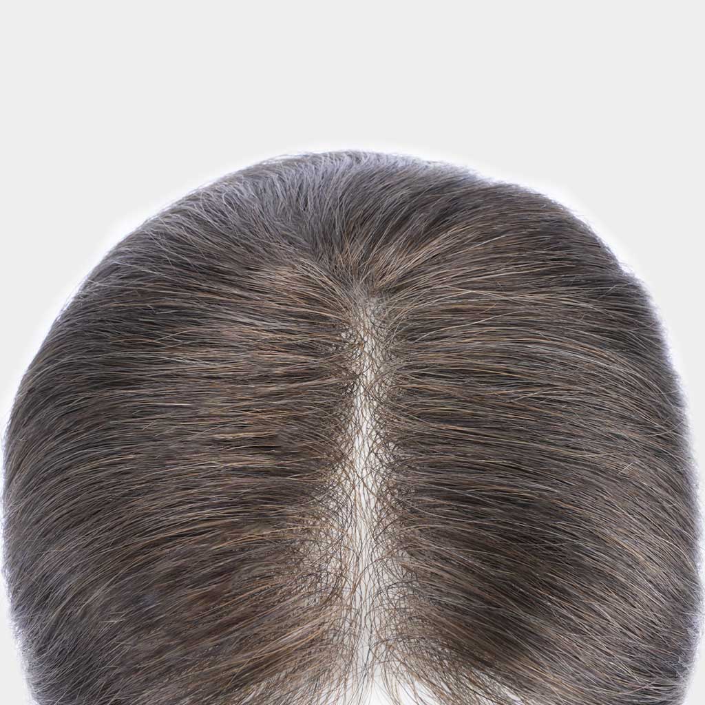 AvenHair 0.06mm Thin Skin Crown Hairpiece with V-Looped Hair
